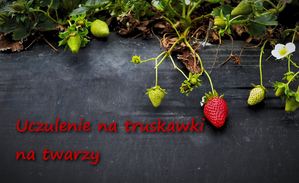 uczulenie na truskawki na twarzy